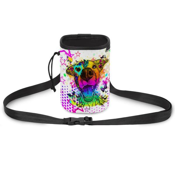 NomNom Bag Hazel - Leckerchenbeutel, Leckerli, Futterbeutel, bunt, Oxfordstoff, AmStaff, Staffordshire, Pit, Pitbull, SOKA, Listenhund